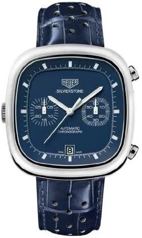 TAG Heuer Silverstone Stainless Steel / Blue / Alligator / Limited Edition